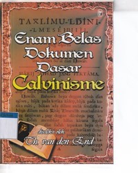 Enam belas dokumen dasar calvinisme