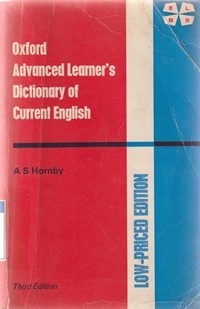 Oxford advanced learner's dictionary of current english