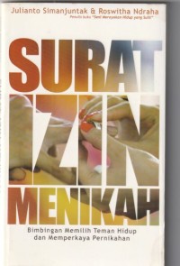 Surat izin menikah: bimbingan memilih ...