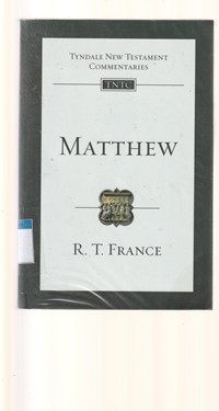 Tyndale new testament commentaries: Matthew