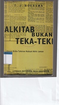 Alkitab bukan teka-teki