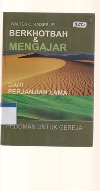 Berkhotbah dan mengajar dari perjanjian lama