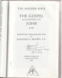 The gospel according to John (i-xii)