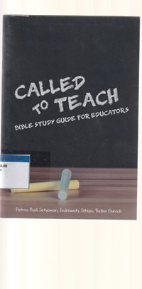 Called to teach: bible study guide for educators