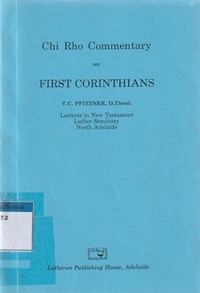 Chi Rho commentary on first Corinthians