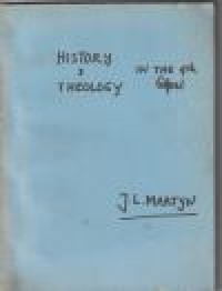 Image of History and theology in the fourth gospel