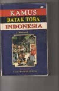 Image of Kamus Batak Toba Indonesia