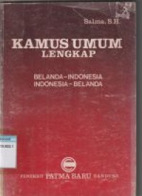Kamus umum lengkap Belanda-Indonesia Indonesia-Belanda