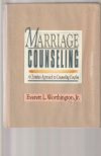 Image of Marriage counseling: a christian approach to counseling couples