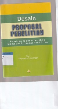 Desain proposal penelitian