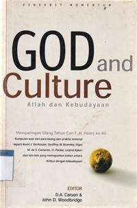 God and culture [Allah dan kebudayaan]