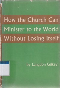 How the church can minister to the world without losing itself