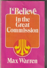 I believe in the great commission