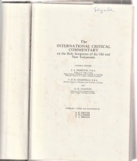 A critical and exegetical commentary on The Epistle to The Romans vol.1