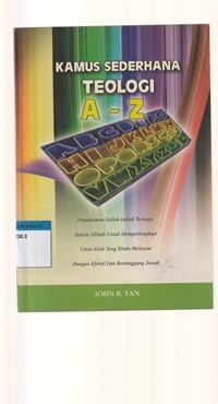 Kamus sederhana teologi A-Z Jilid 1