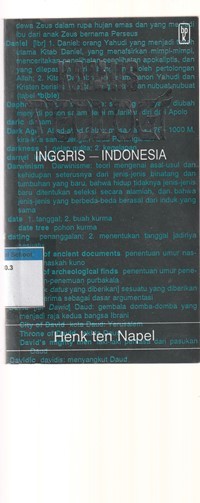 Kamus teologi Inggris-Indonesia