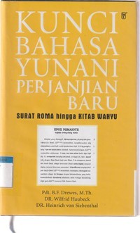 Kunci bahasa yunani perjanjian baru: Surat Roma hingga Kitab Wahyu