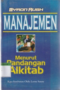 Manajemen menurut pandangan Alkitab