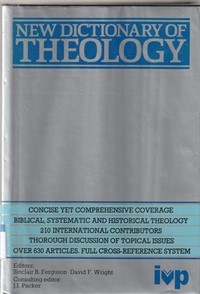 The new dictionary of theology