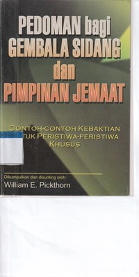 Pedoman bagi gembala sidang dan pimpinan jemaat