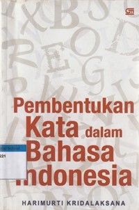 Pembentukan kata dalam bahasa indonesia