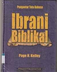 Ibrani biblikal: pengantar tata bahasa
