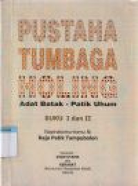 Pustaha tumbaga holing: adat batak-patik uhum buku I dan II