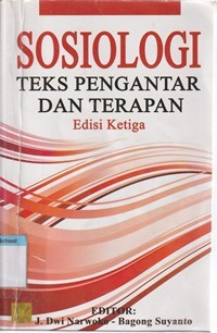 Sosiologi: teks pengantar dan terapan