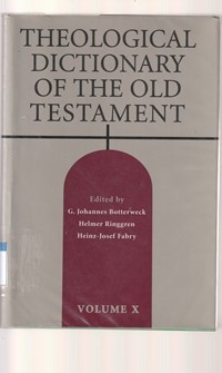 Theological dictionary of the old testament volume 10