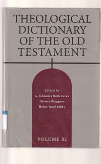 Theological dictionary of the old testament volume 11