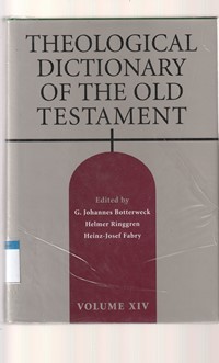 Theological dictionary of the old testament volume 14