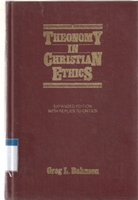 Theonomy in christian ethics