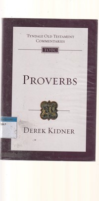 Tyndale old testament commentaries: Proverbs