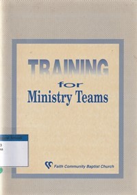 Training for ministry teams