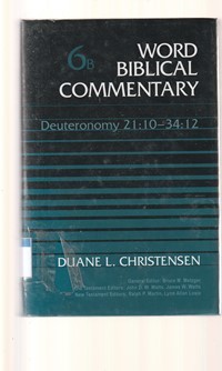 Deuteronomy 21:10-34:12